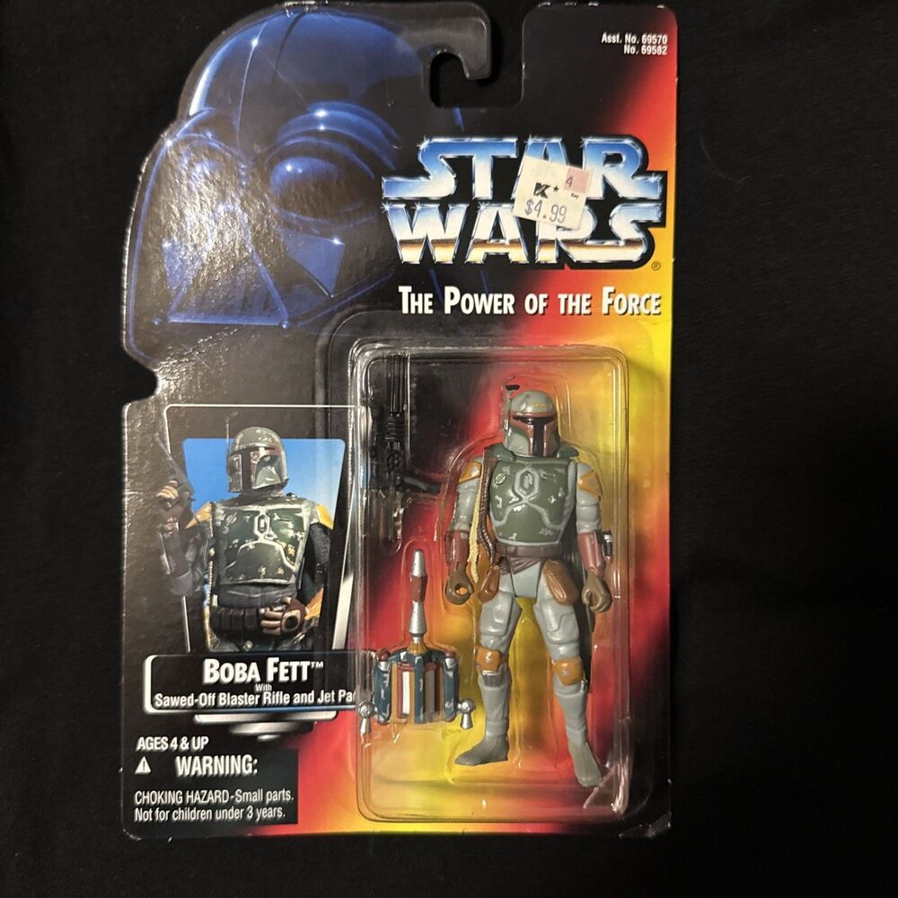 Kenner Star Wars Power of the Force Boba Fett Action Figure NIP 🔥FULL CIRCLE🔥